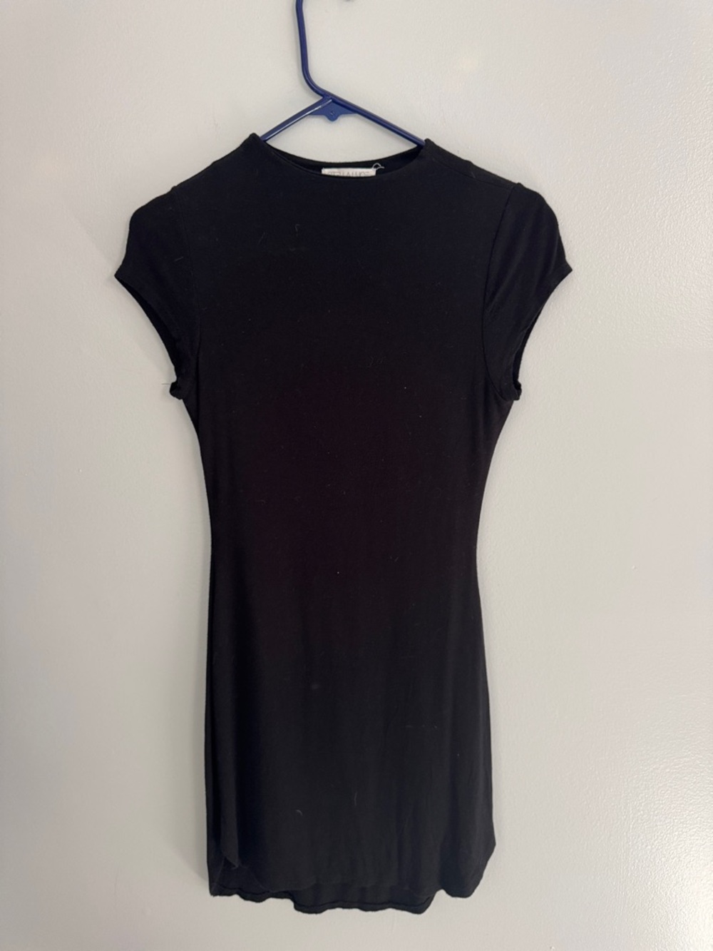 Stella Luce Black Short Sleeve Mini Dress